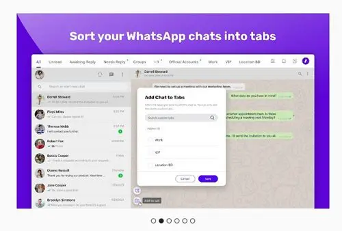 إضافة Cooby مستخدمي WhatsApp على جهاز الكمبيوتر