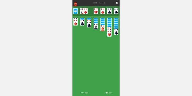 لعبة Solitaire ألعاب من Google يمكنك لعبها عند انقطاع الانترنت