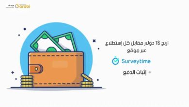 اربح 1$ دولار على كل استبيان من خلال موقع Surveytime + إثبات الدفع