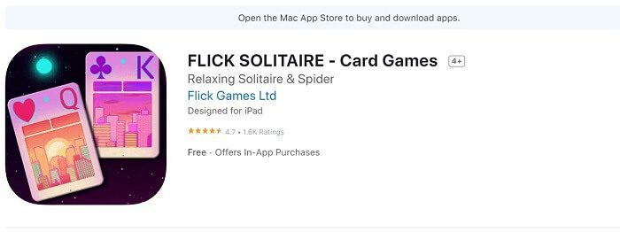 لعبة Flick Solitaire