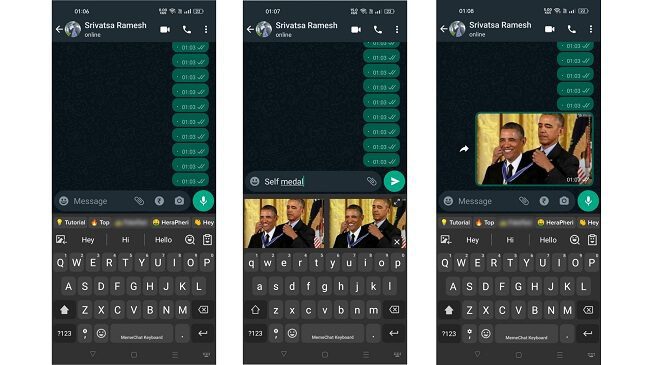 تطبيق Memechat Keyboard