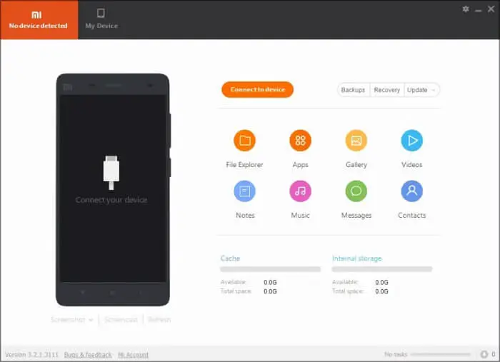 تنزيل برنامج Xiaomi Mi PC Suite 4