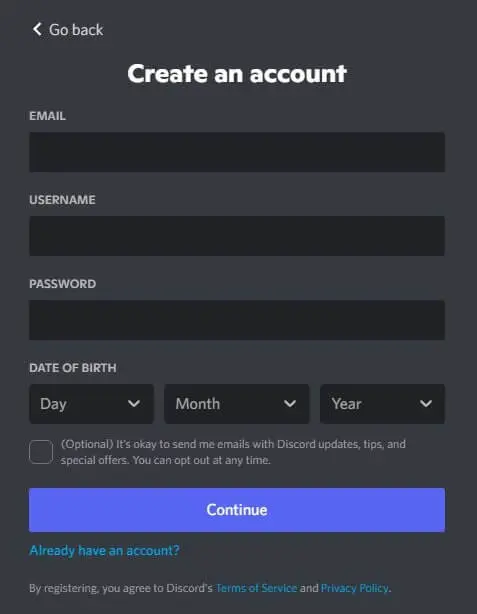 فتح حساب Discord مجاني 2