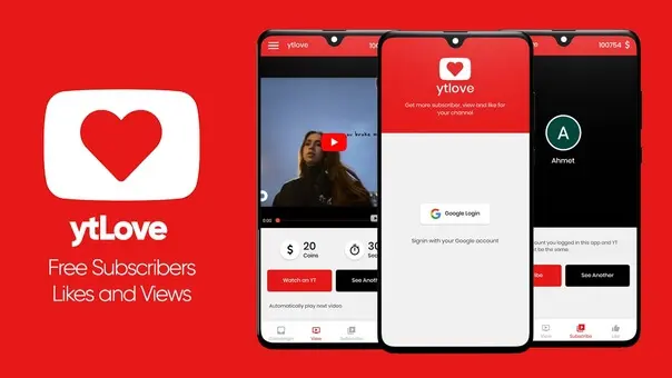 زيادة مشتركين اليوتيوب والتفاعل في حسابك باستخدام تطبيق Ytlove