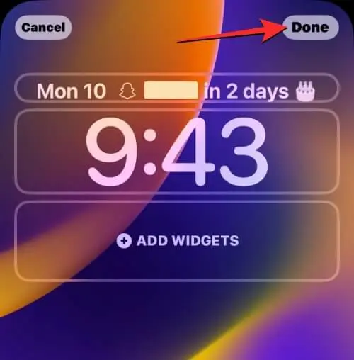 إضافة Widget خاص بتطبيق Snapchat 5