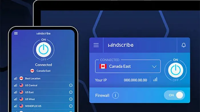 تطبيق Windscribe VPN 