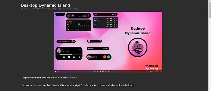 إضافة ميزة Dynamic Island