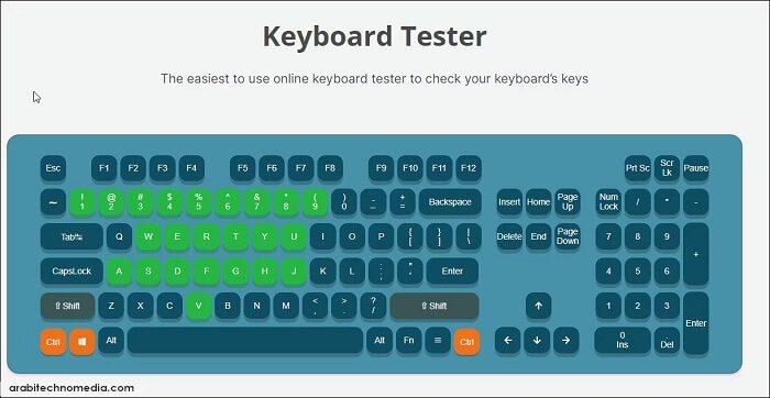أدوات لفحص الكيبورد أونلاين