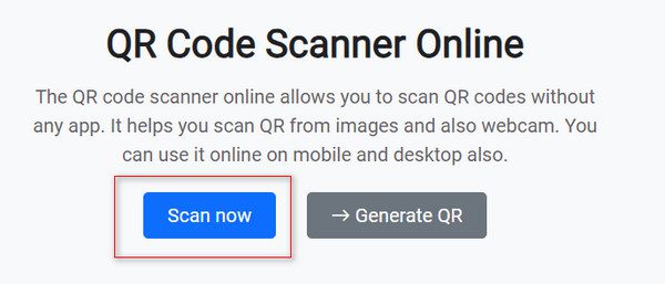 QR Code Scanner Online
