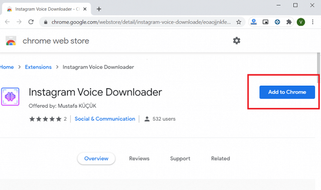 Instagram Voice Downloader