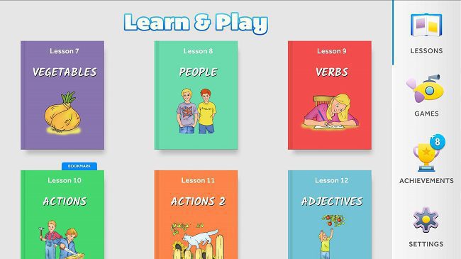 تطبيق English for Kids – Learn and Play