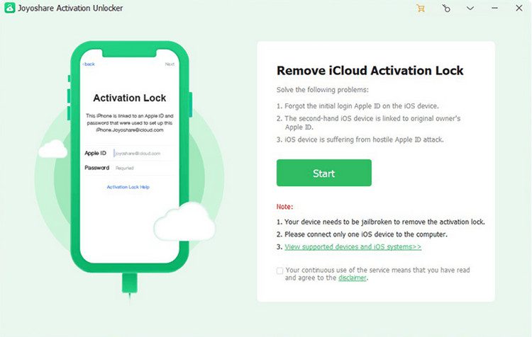 Download and install Joyoshare Activation Unlocker 