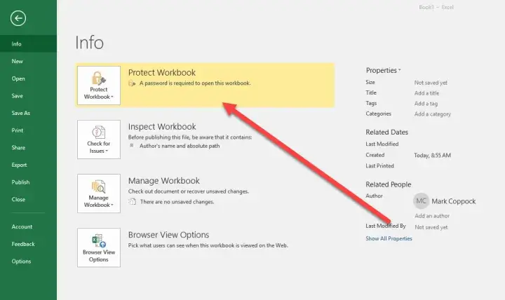 طريق قفل ملف Excel بكلمة مرور لحماية المعلومات