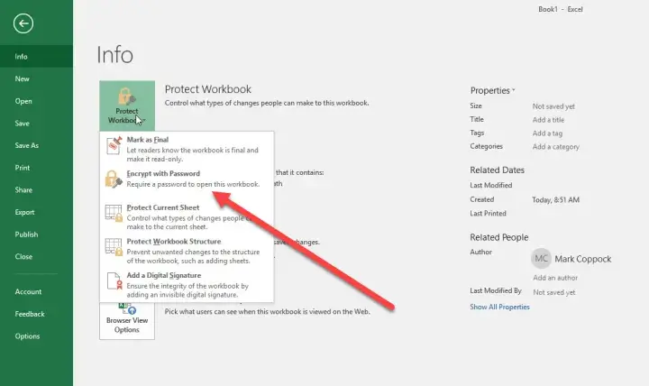 طريق قفل ملف Excel بكلمة مرور لحماية المعلومات