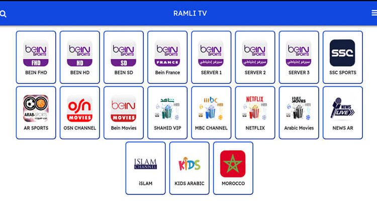 قنوات التلفاز المشفرة بين يديك عبر تطبيق RAMLI TV